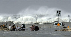 Hurricane Ike storm surge: Sept. 2008 (Photo: NOAA)