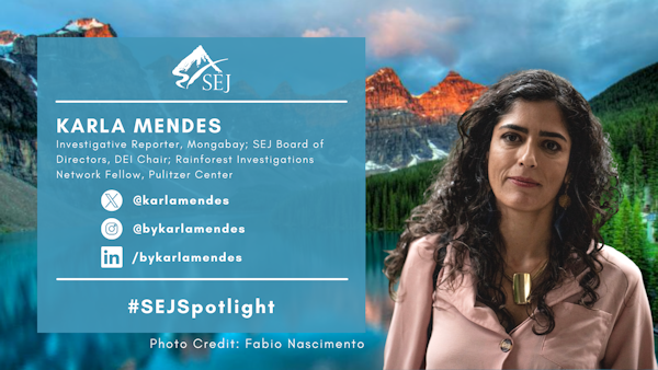 #SEJSpotlight graphic for Karla Mendes