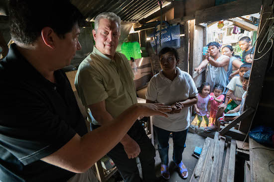 Al Gore appears in An Inconvenient Sequel: Truth to Power by Bonni Cohen and Jon Shenk, an official selection of the Documentary Premieres program at the 2017 Sundance Film Festival. Courtesy of Sundance Institute.
