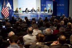 Audience during panel discussion at SEJ 2017 Guide event in Washington, D.C.
