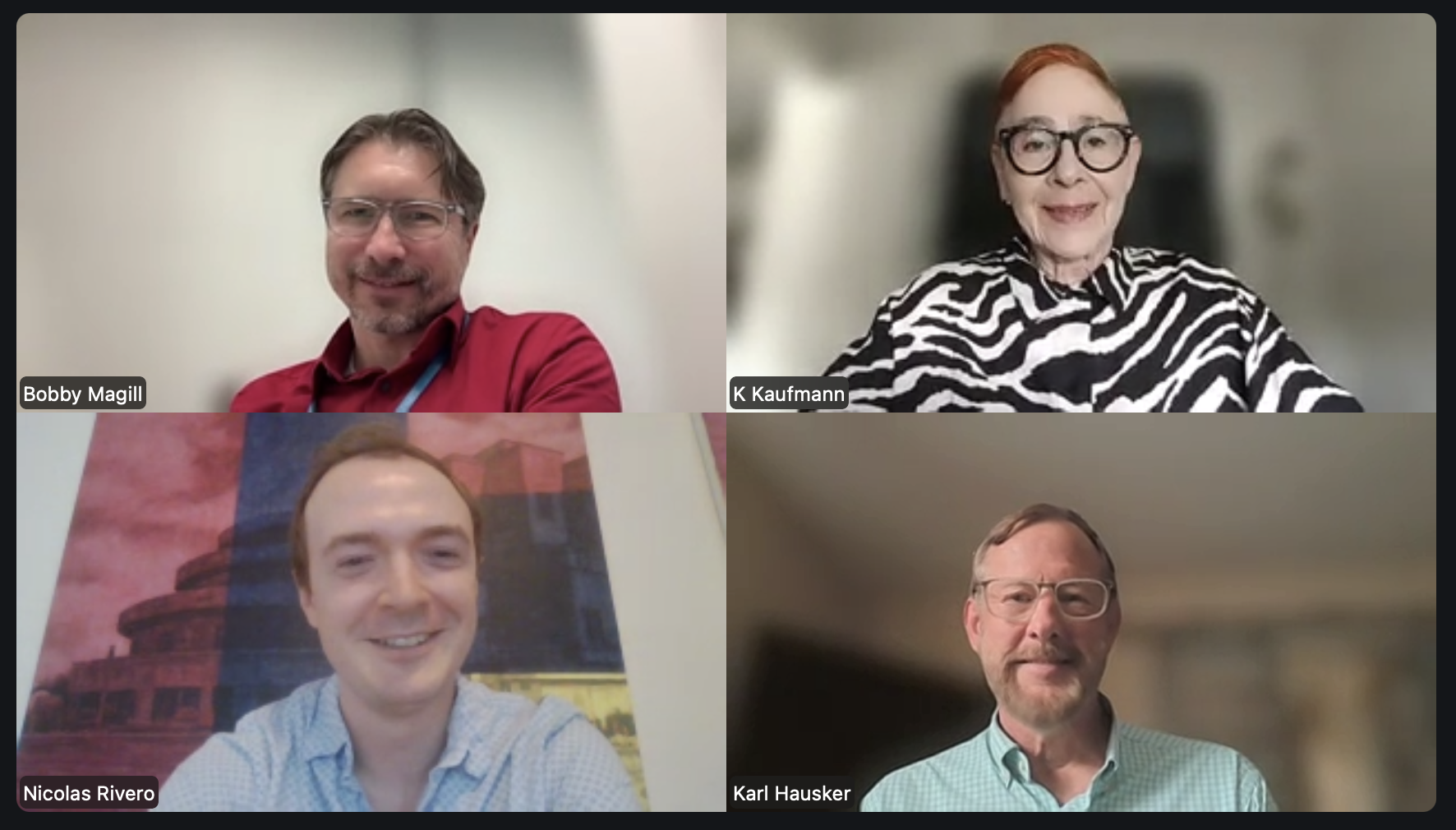 Webinar speakers