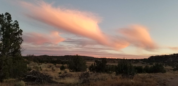 Sunset at Cross Canyon, Navajo Nation