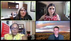 Screenshot of May 11 panelists