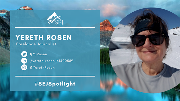 #SEJSpotlight graphic for Yereth Rosen