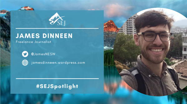 #SEJSpotlight graphic for James Dinneen