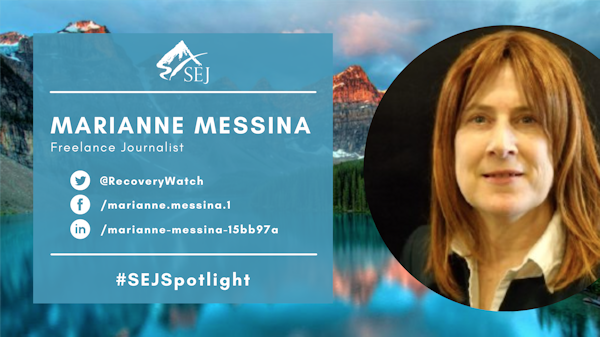 #SEJSpotlight graphic for Marianne Messina