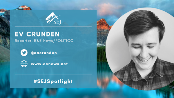 #SEJSpotlight graphic for Ev Crunden