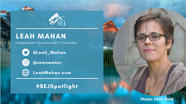 #SEJSpotlight graphic for Leah Mahan