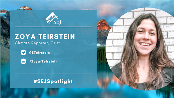 #SEJSpotlight graphic for Zoya Teirstein