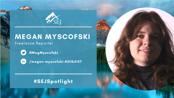 #SEJSpotlight graphic for Megan Myscofski