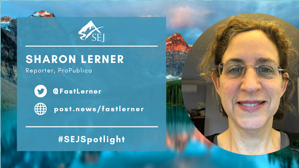 #SEJSpotlight graphic for Sharon Lerner