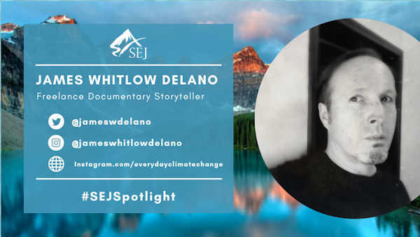 #SEJSpotlight graphic for James Whitlow Delano