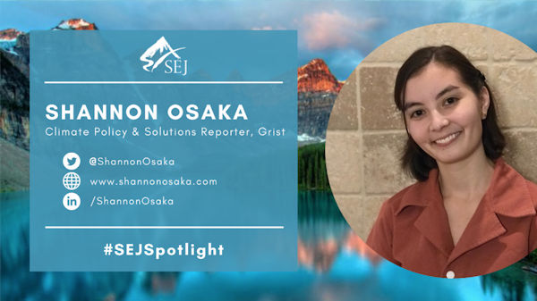#SEJSpotlight graphic for Shannon Osaka