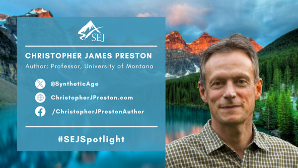 #SEJSpotlight graphic for Christopher James Preston