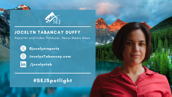 #SEJSpotlight graphic for Jocelyn Tabancay Duffy