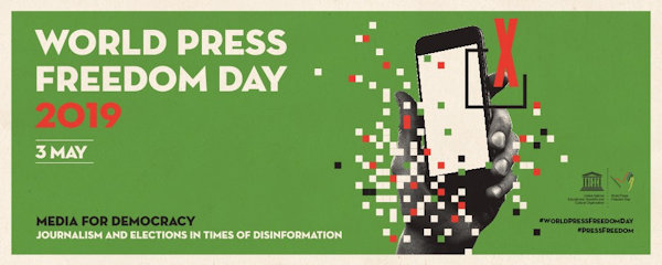 World Press Freedom Day 2019 graphic